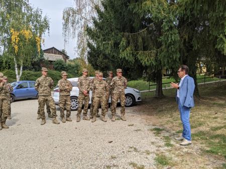 Kandidati šole za častnike obiskali Občino Razkrižje 5